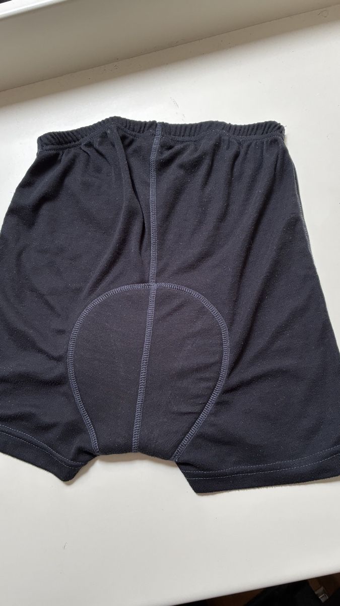 Pantaloni: Velohose,  kurz, schwarz, Gr. L, Tech Tex – Nuovo (secondo la descrizione) da Reinach BL venduto da santrian 1