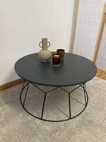 Stilvoller Couchtisch Ø80 cm  frisch aufbereitet
