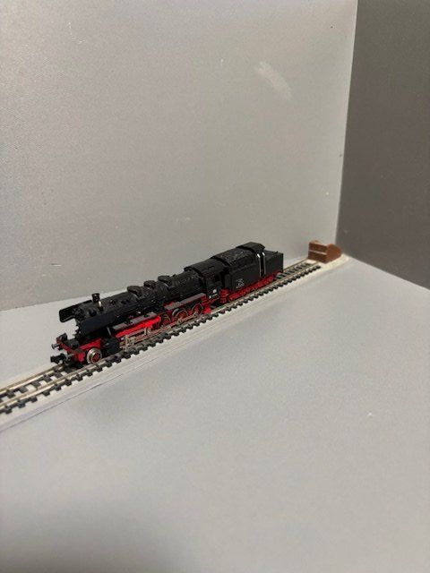 Fleischmann Modellini di ferrovie: Dampflok Fleischmann piccolo 7175 mit OVP Spur N  DB – Usato da Rudolfstetten venduto da saniwiden 1