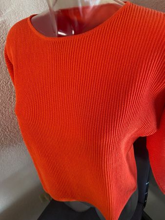 3/4 Arm Pulli   orange. Grösse S