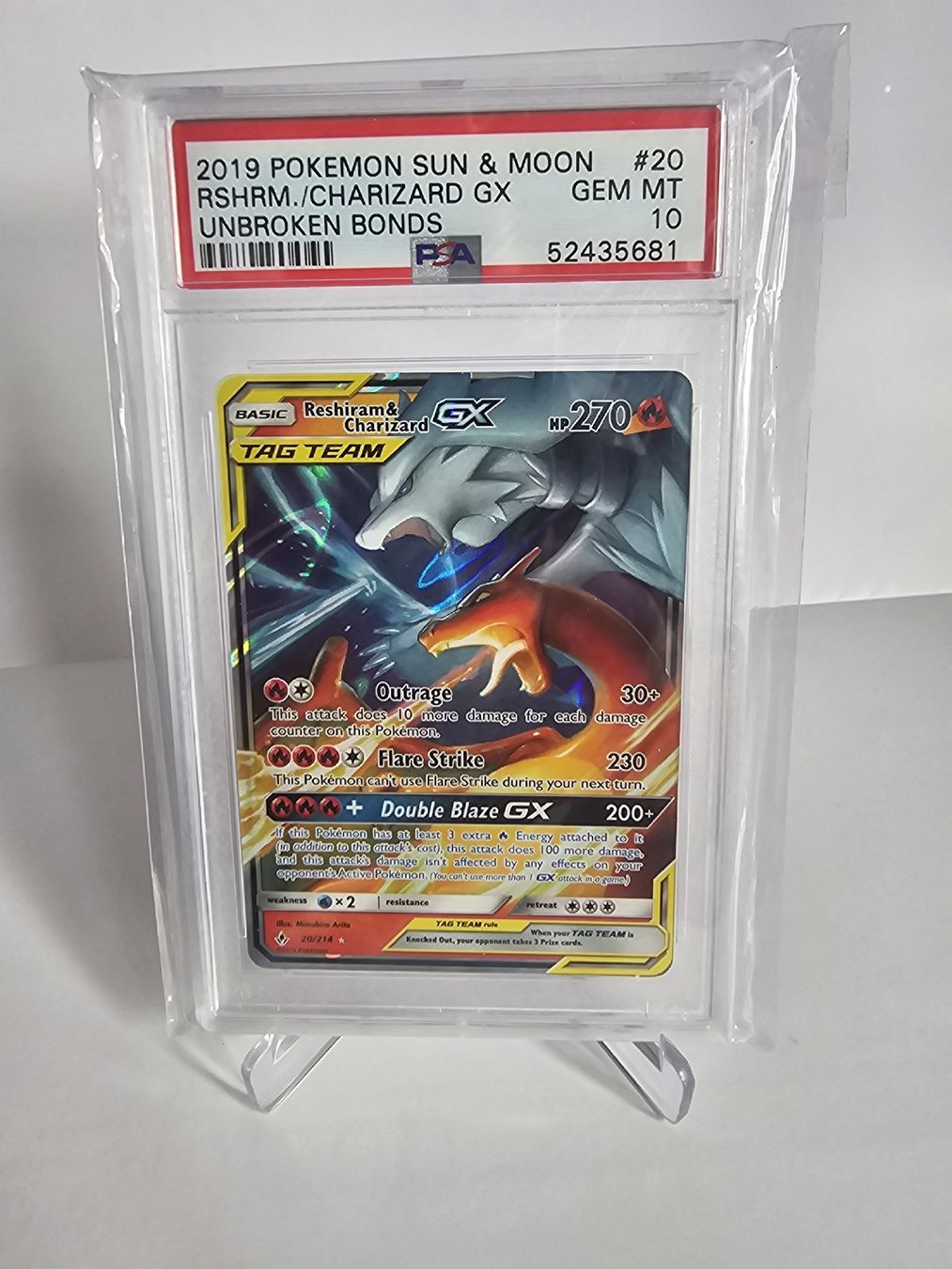 Pokémon Sammelbilder & Trading cards: Pokemon Reshiram & Charizard PSA 10 – Gebraucht aus Aadorf von A_L_PKM_01
