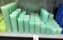 058 Posten Raureif Kerzen mint aus Liquidation