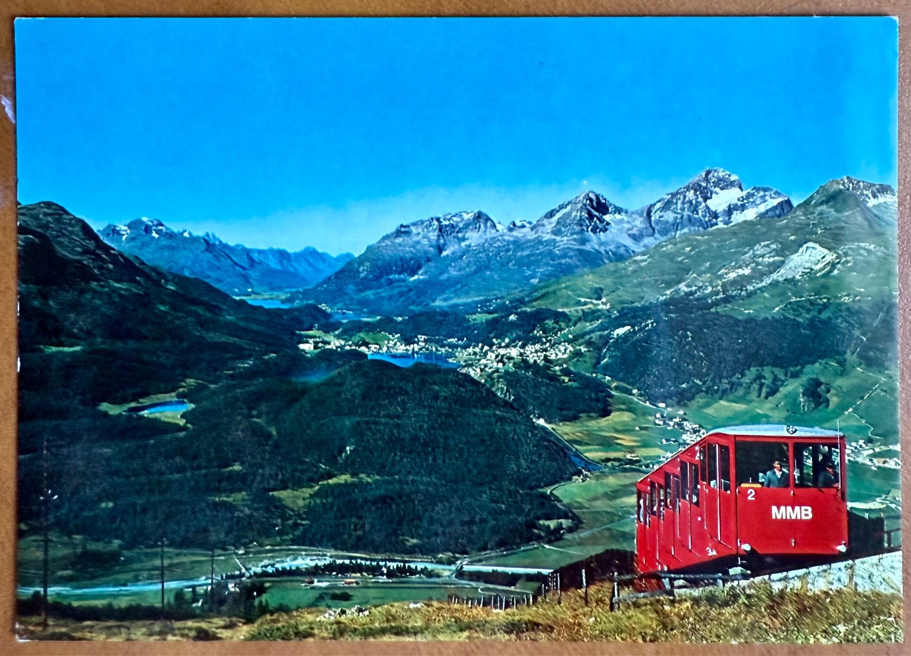 Cartoline postali: AK: Muottas Muragl Bahn – Usato da Lutry venduto da Ediego