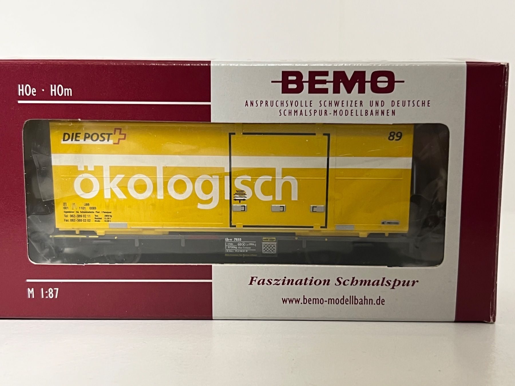 Bemo 1 x Postwagen ökologisch Rhb H0m aus Set 7469 100 (Neu und ...