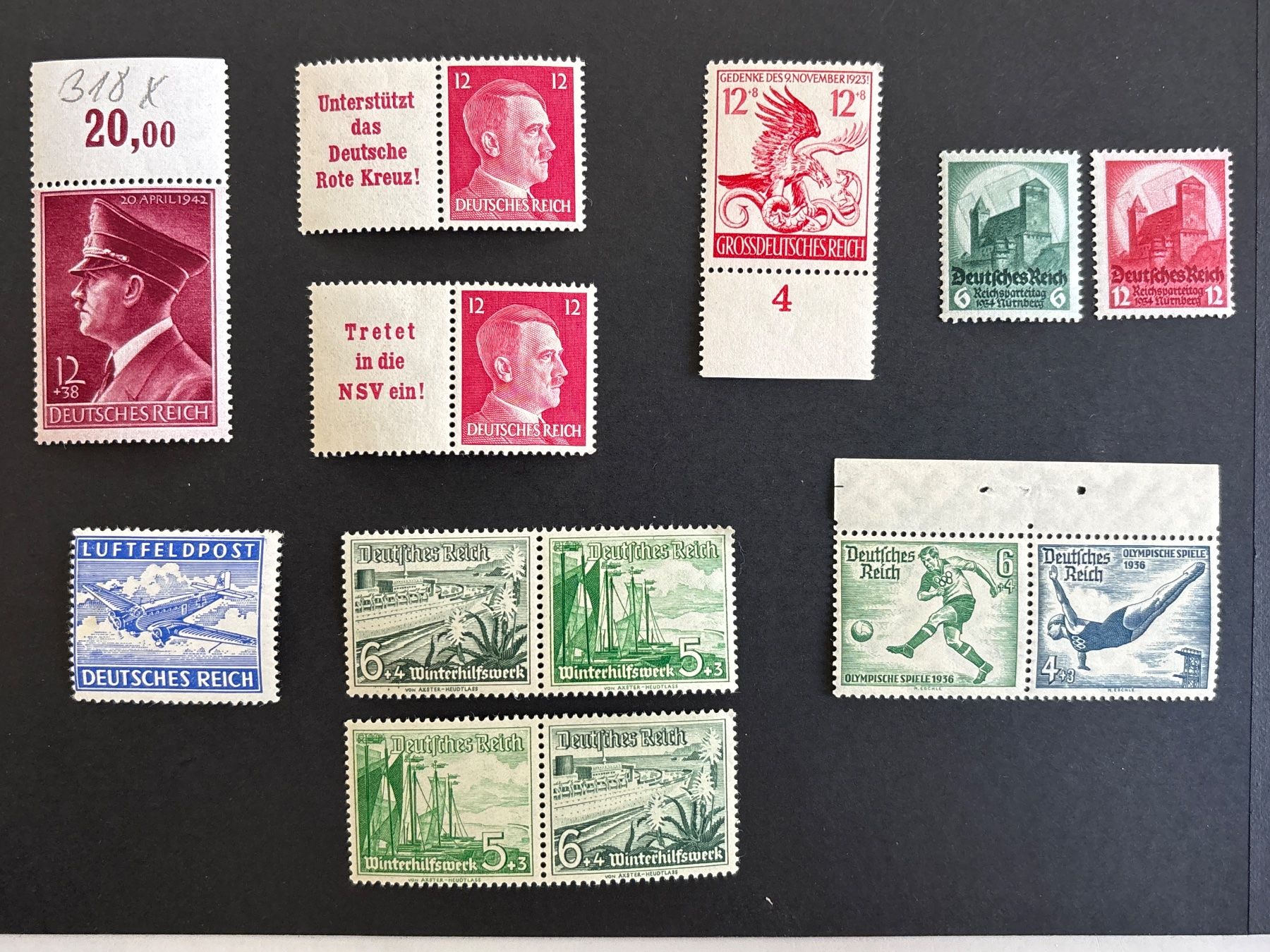 Tutti i francobolli: Lot Marken Deutsches Reich – Usato da Adliswil venduto da derrick0825