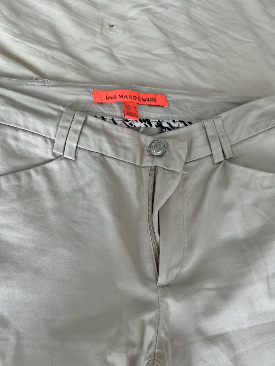 Pantaloni: Love Mango Basic Hose, beige, Grösse 34.Top Zustand – Usato da Meggen venduto da mar_7r7m 4