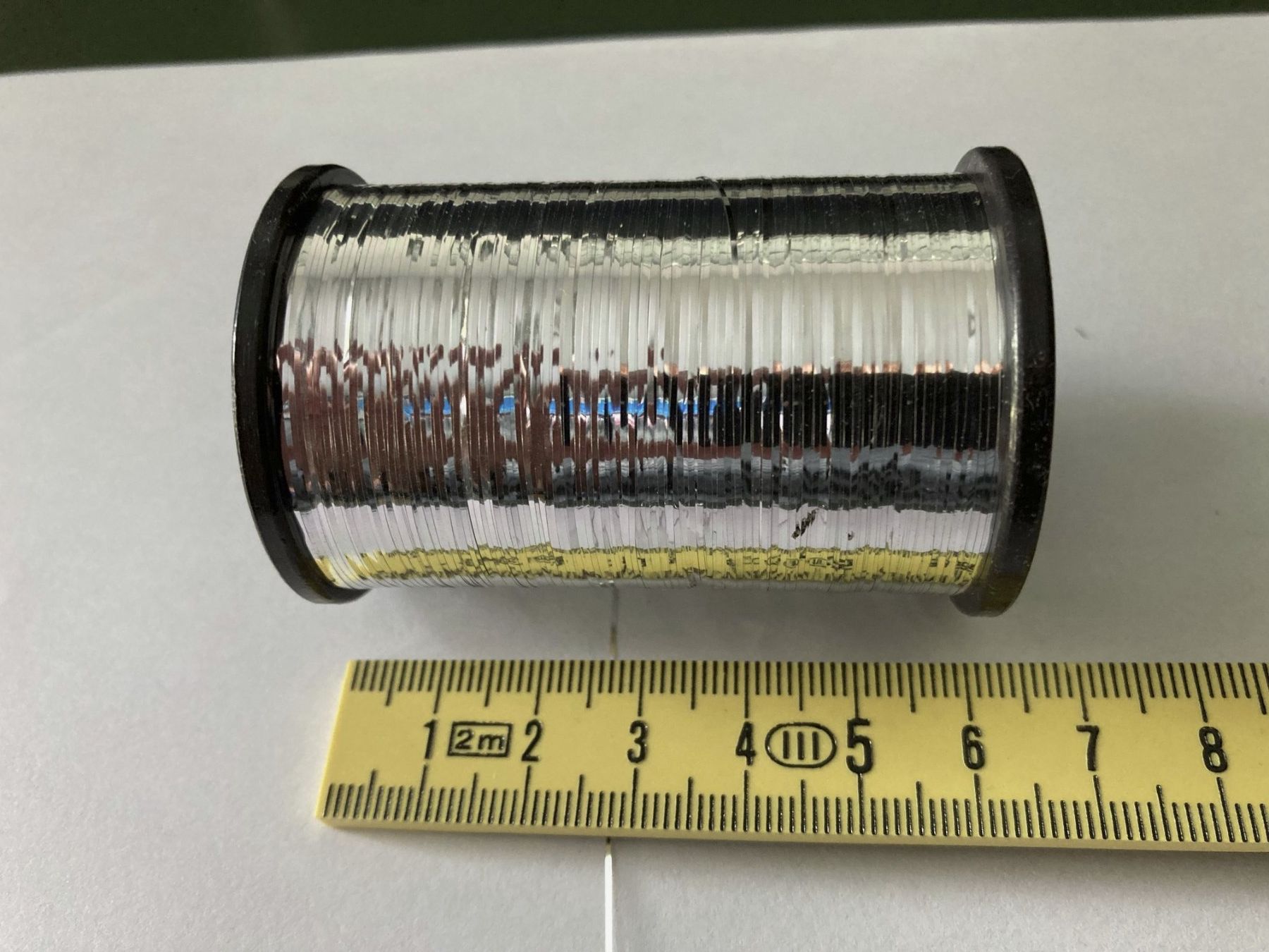 Cordicelle & Fili: Handarbeitsgarn Polyester Bändchen Silber – Nuovo (secondo la descrizione) da Rifferswil venduto da IMRUTSCH 4