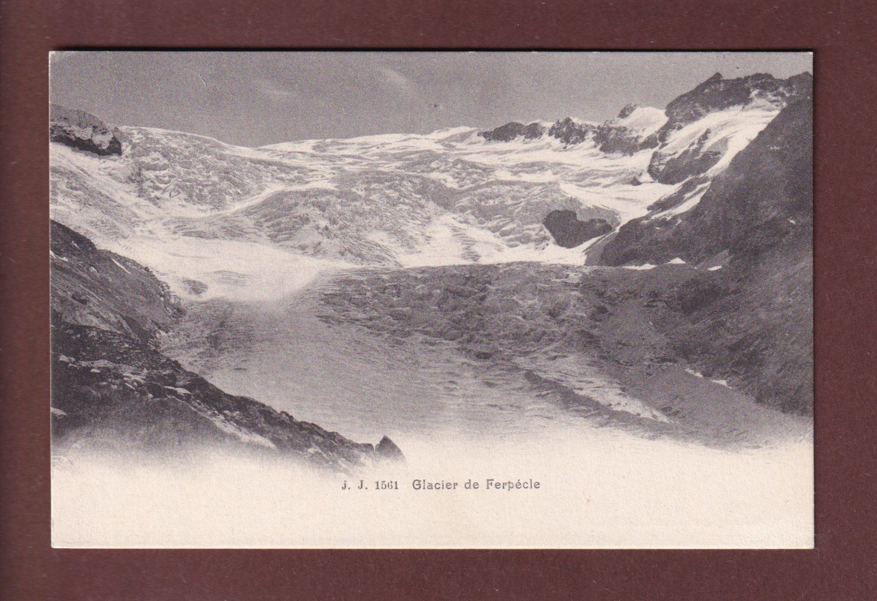 Cartoline postali: Glacier de FERPECLE – Usato da Pully venduto da nicecards