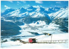 St. Moritz - Standseilbahn Muottas Muragl mit Skilift