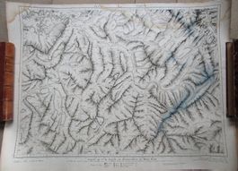 Schweiz Kupferstichkarte Nr. 13 aus dem Weiss-Atlas