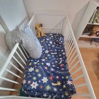 Babybett / Kinderbett weiss  guter Zustand