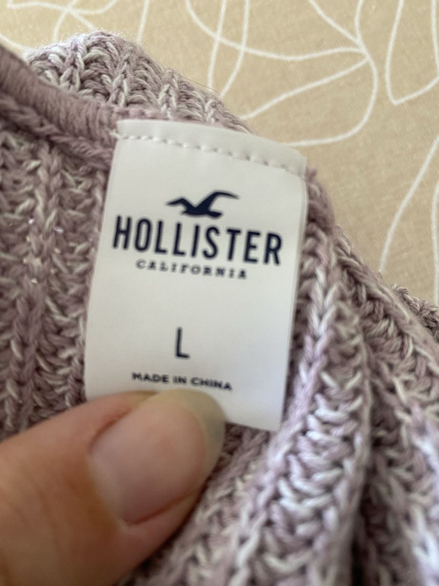 Hollister Maglioni & Felpe: Hollister Pullover lila/rosa Gr.  L mit Bindedetail – Usato da Hünenberg venduto da a.u.849 2
