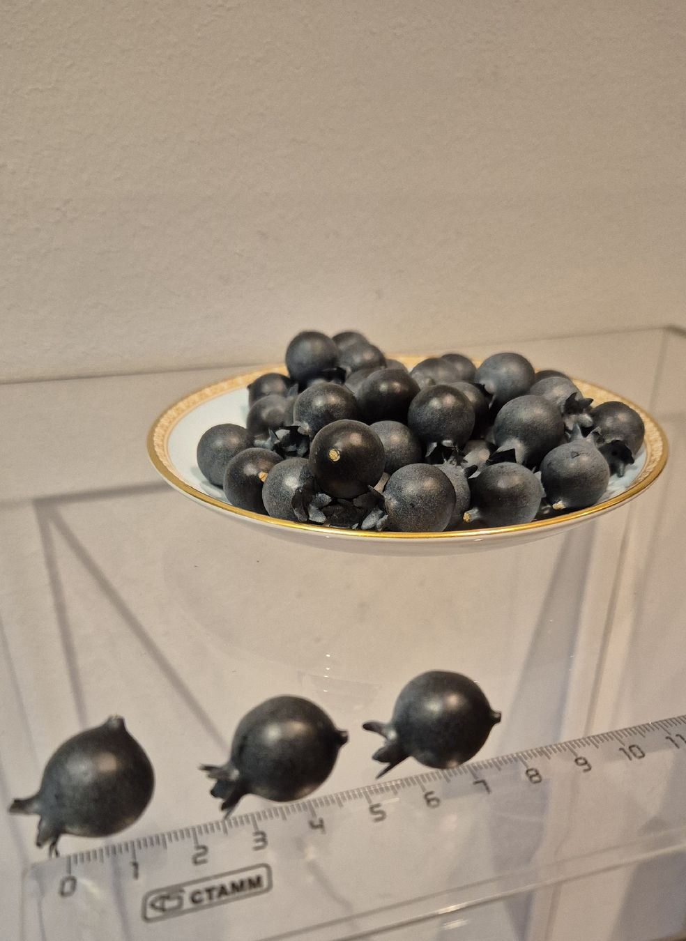 Tutte le decorazioni: 50 St.Blaubeeren sehr realistisch – Nuovo (secondo la descrizione) da Schaffhausen venduto da peggi77755 3