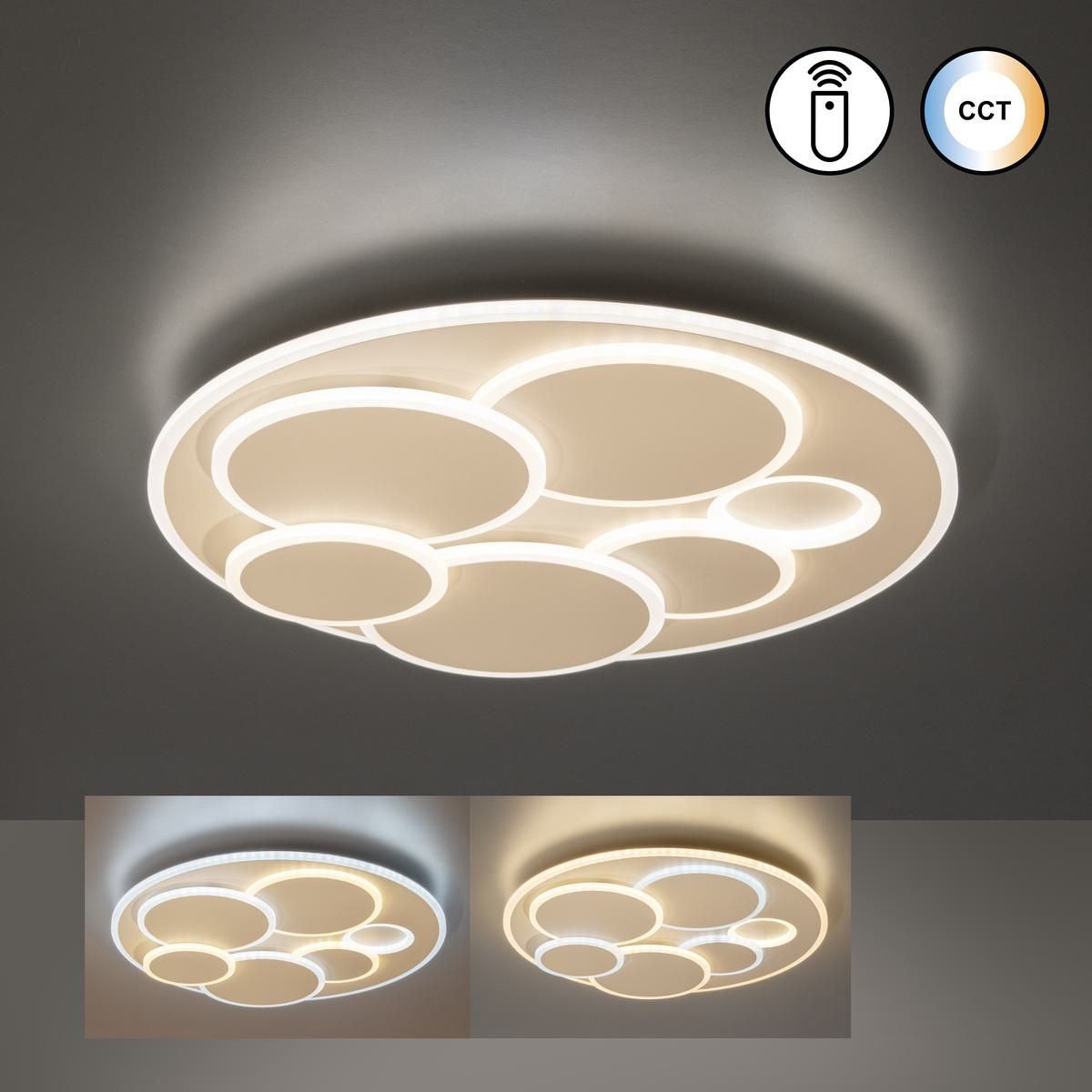 Lampadari & plafoniere: LED Deckenleuchte, CCT, Dimmer, 50 cm Ø – Nuovo (secondo la descrizione) da Kreuzlingen venduto da Smart-Light