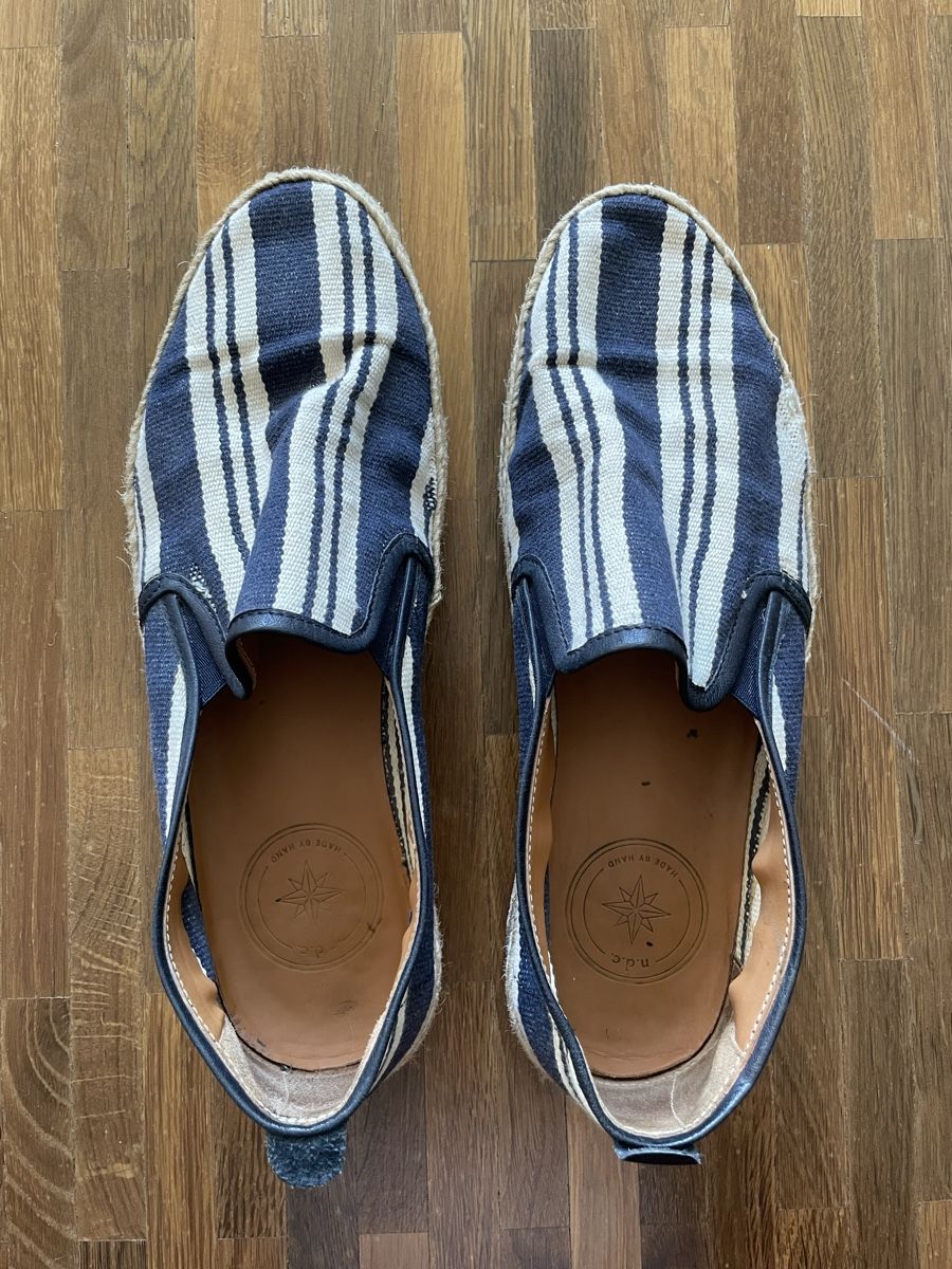 Scarpe da uomo: N.D.C. Espadrille mit Ledersohle / 41 – Usato da Zürich venduto da Anil_sag 2