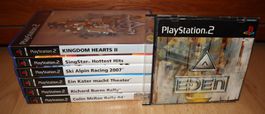 Stapel mit absoluten Top Games --- SONY PlayStation 2