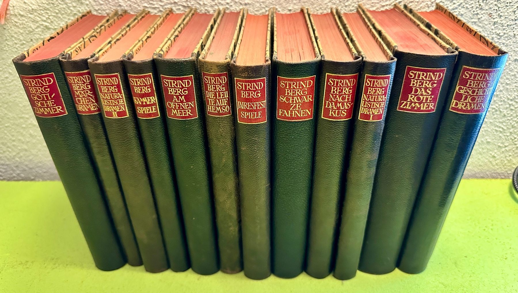 Libri: August Strindberg: 5 Bde. Romane, 7 Bde. Dramen – Usato da Zürich venduto da allp