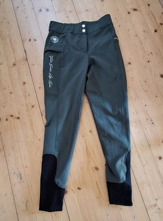 Olivgrüne Reithose Felix Bühler Gr. 36 top Zustand