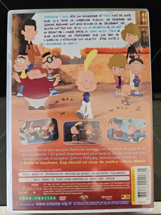 DVD Titeuf le Film Kaufen auf Ricardo