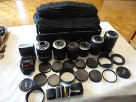 6 STUCK ALLES FÜR CANON LENS EIN BLTZ-LÄÜFT-TASCHE-FOTO SEHE