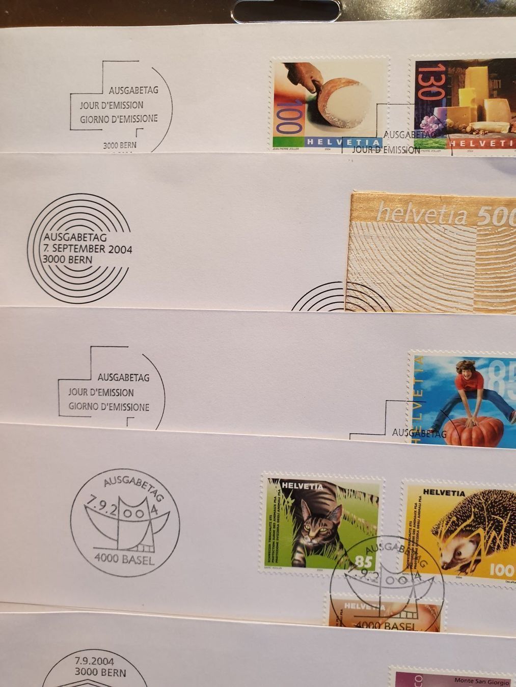 Tutti i francobolli: 5 Ersttagsbriefe 2004 – Nuovo e nell'imballaggio originale da Ferden venduto da jemyce 1