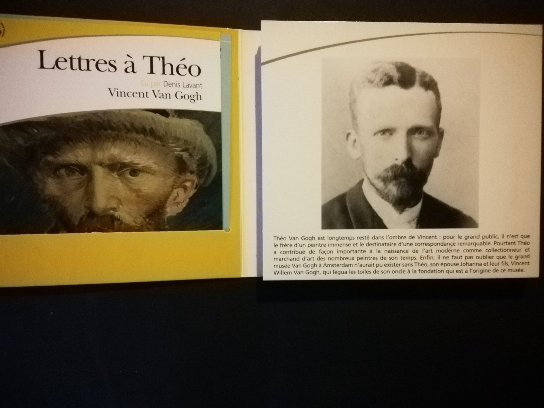 Audiolibri: Lettres à Théo - Vincent Van Gogh - 2 CD Audio – Usato da Commugny venduto da Juliemimi 2
