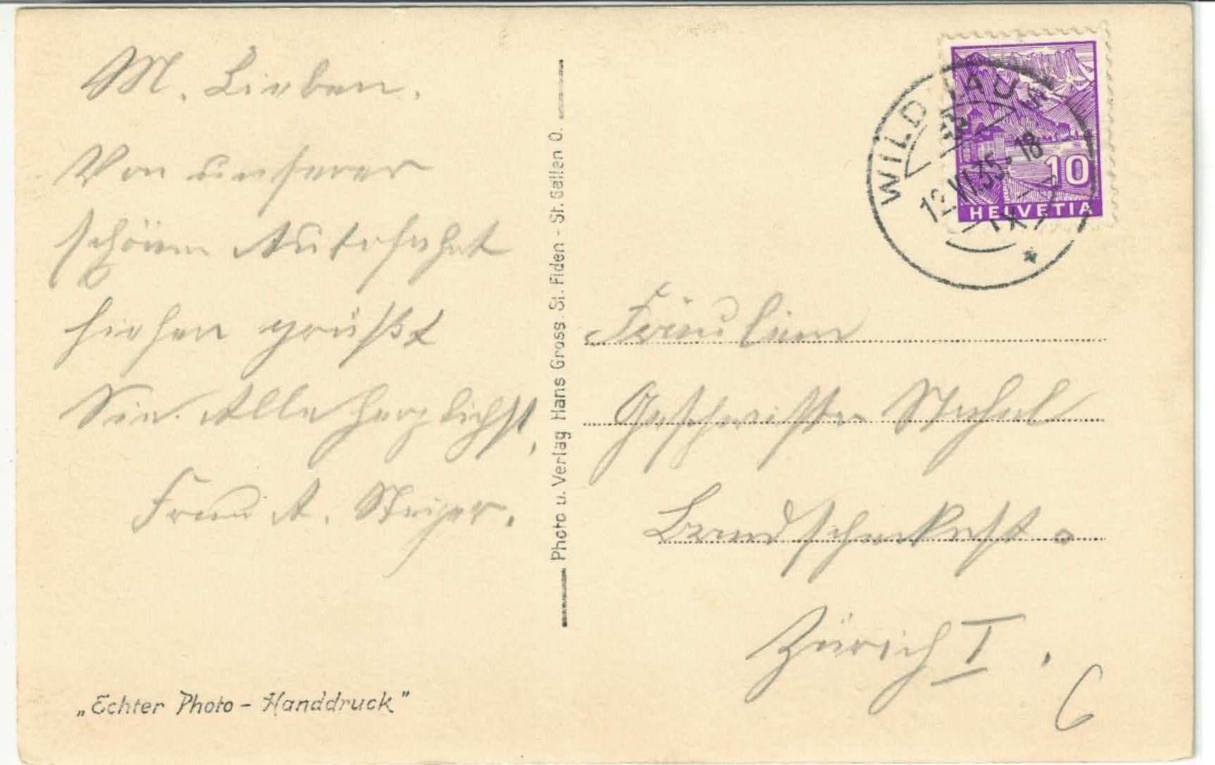 Cartoline postali: Obertoggenburg - Aelpli mit Churfirsten – Usato da Ettingen venduto da Kartenplanet 1