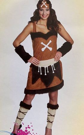 Steinzeitkostüm für Frauen