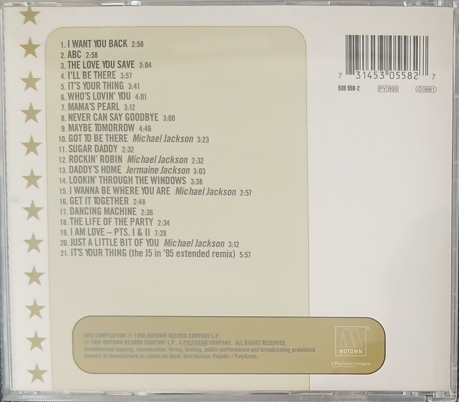 CD: Jackson 5 - The Ultimate Collection - CD - Top Zustand! – Usato da Dietikon venduto da mih_xsk8 5
