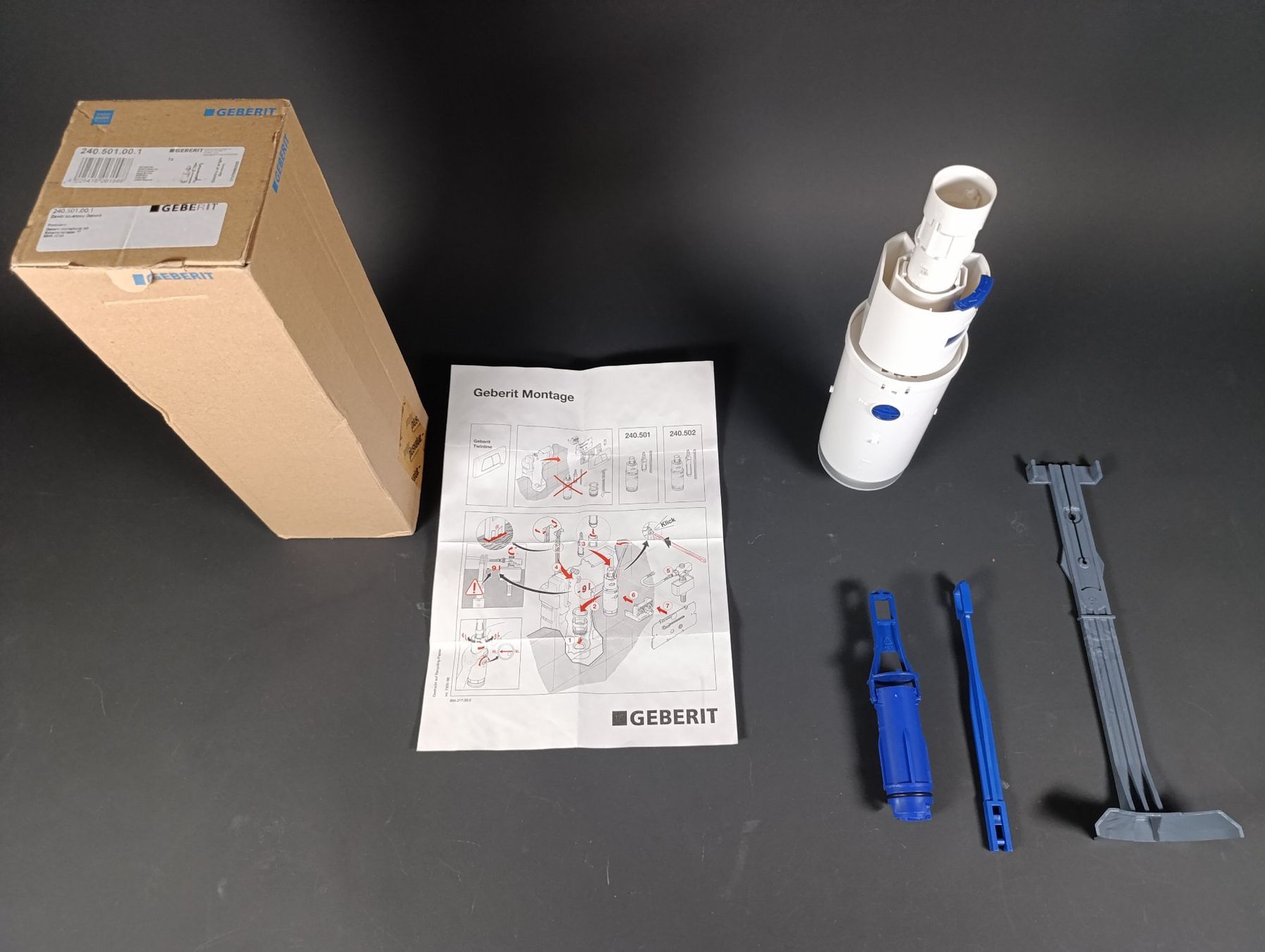 Geberit WC: GEBERIT Vanne de rinçage 240.501.00.1 – Nuovo (secondo la descrizione) da Thielle venduto da Plusvalue_Neuchatel