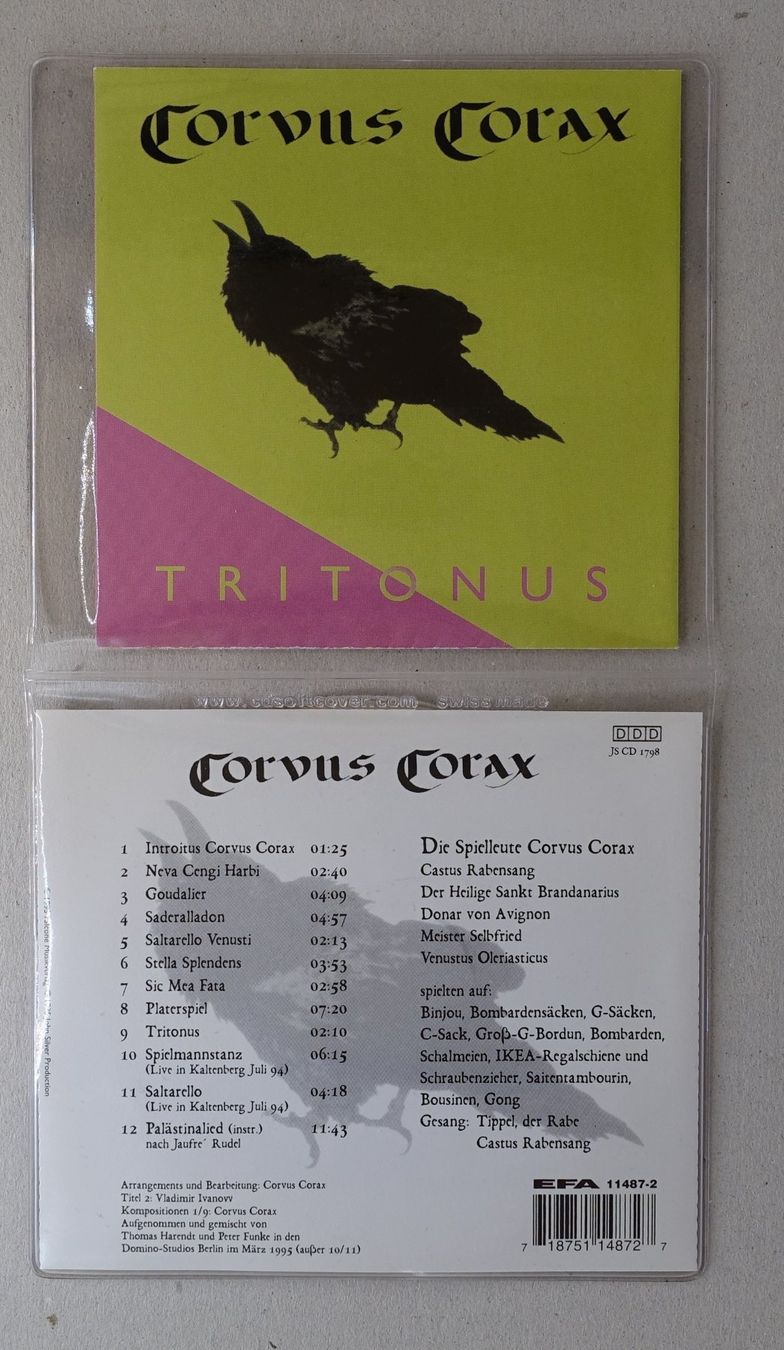 CD: Corvus Corax – Tritonus - D19 – Usato da Sessa venduto da discoverymedia