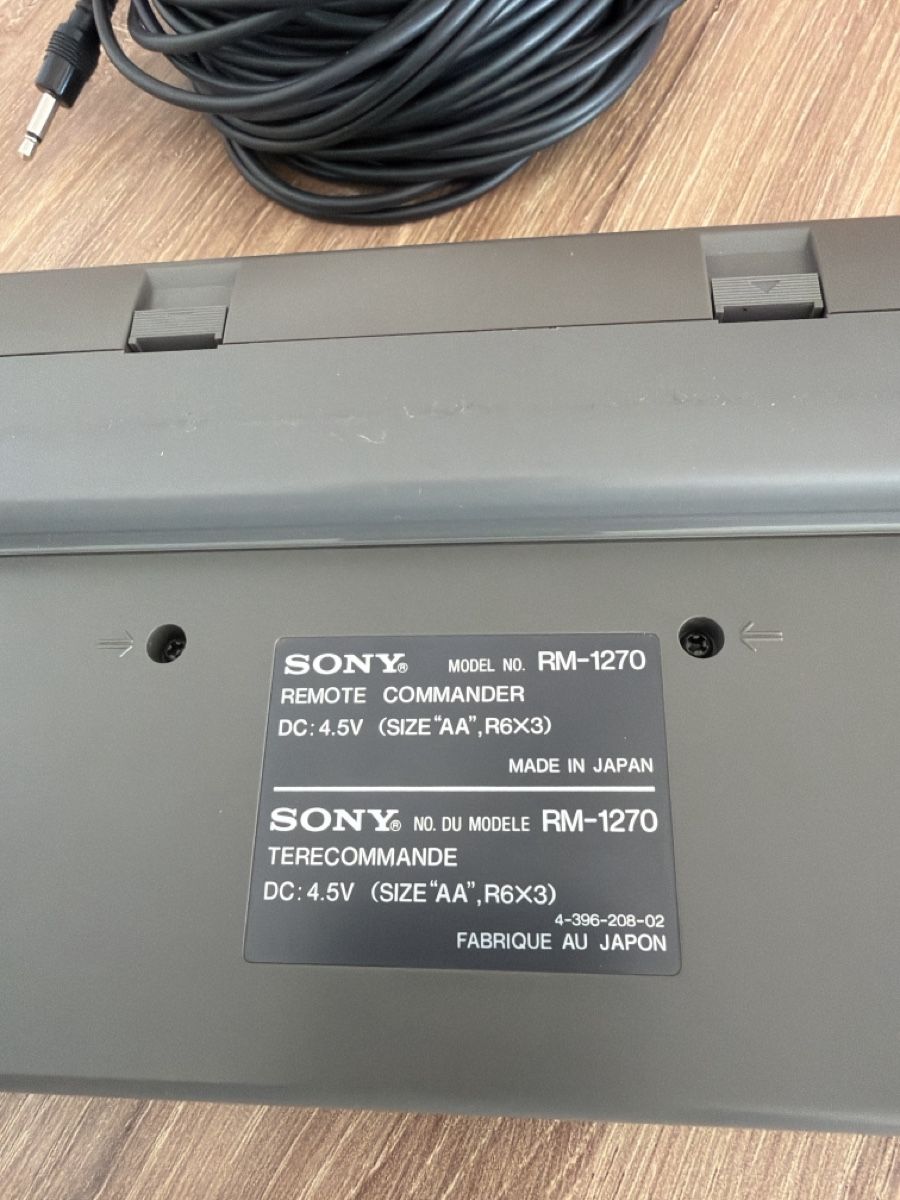 Sony Fernbedienungen: Télécommande Sony RM-1270  – Gebraucht aus Lutry von Thunder1981 2