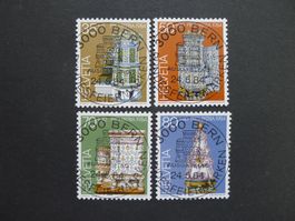1984 Nr. B202-B205 mit ET-Vollstempel von Bern