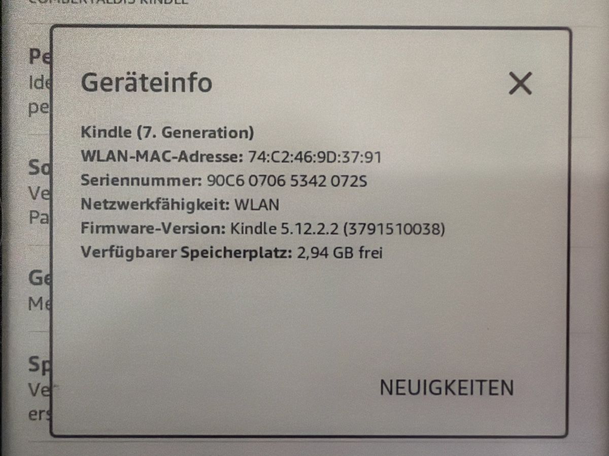 Amazon Tablet PC: Kindle e-reader 7 Generation – Usato da Winkel venduto da gracom 1