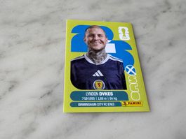 Panini FIFA Fussball WM 2026 Sticker Lyndon Dykes SCO 18