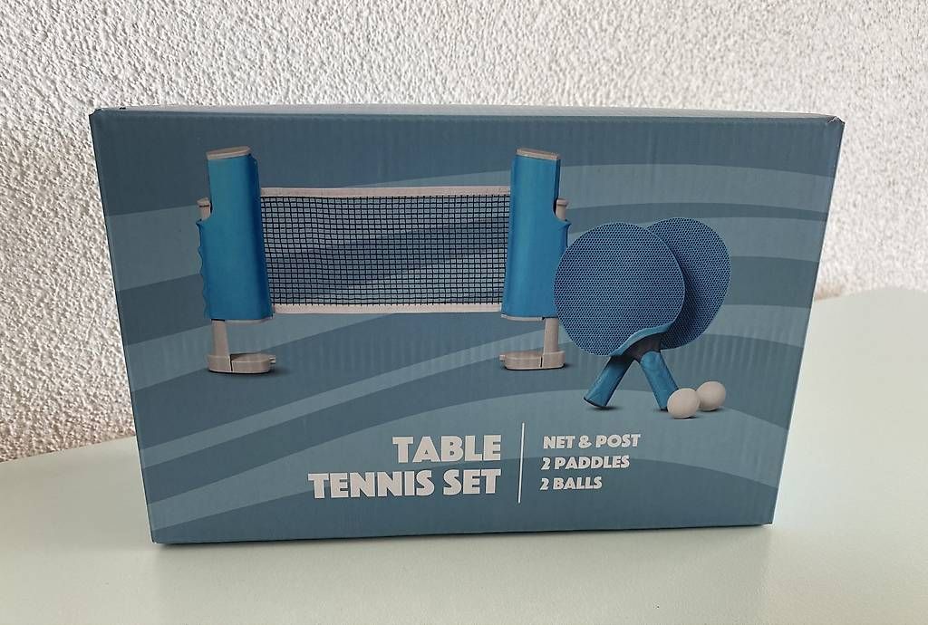 Tennis da tavolo: Tisch Tennis Set mit Netz, Schläger & Bälle – Nuovo e nell'imballaggio originale da Eich venduto da ka_st