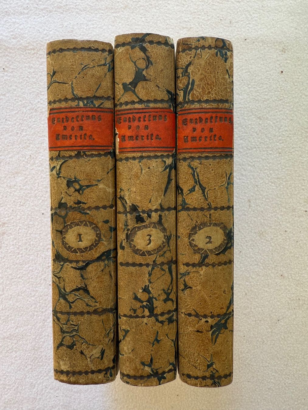 Libri: Die Entdeckung von Amerika, 3 Bände 1782-1783 – Usato da Bern venduto da xberg36 5