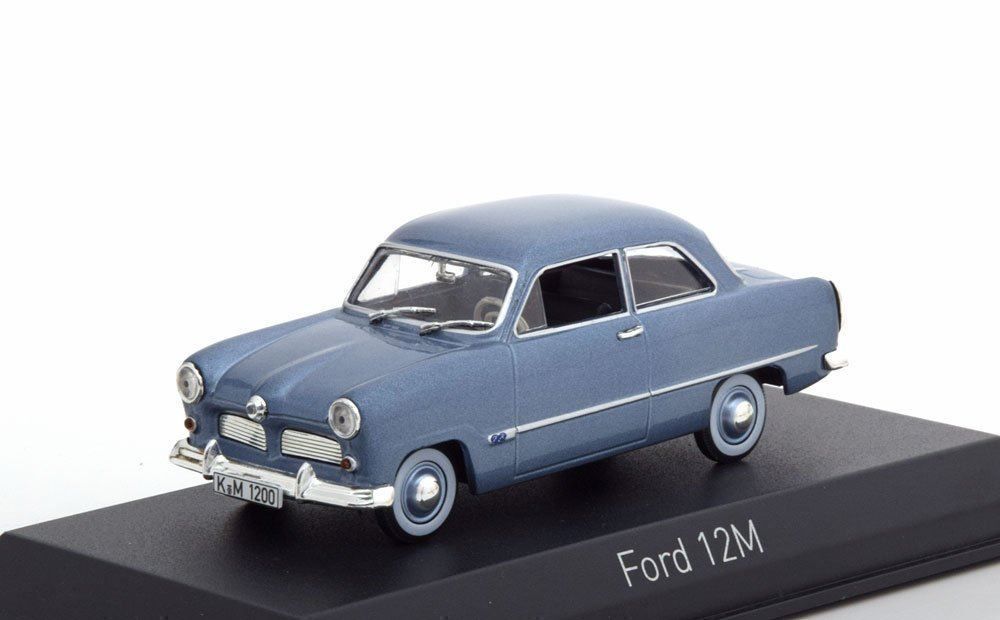 NOREV 1/43 Ford Taunus 12M Gris Vert – Collection Miniature Occasion Comme Neuve