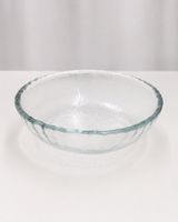 Hergiswiler Glasschale mit Wellenrand