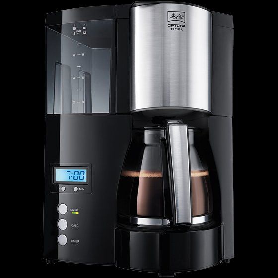 Melitta Macchine per caffè & Macchine per espresso: Melitta Optima Timer- Filterkaffeemaschine Schwarz – Nuovo e nell'imballaggio originale da Reiden venduto da Shop-Sale