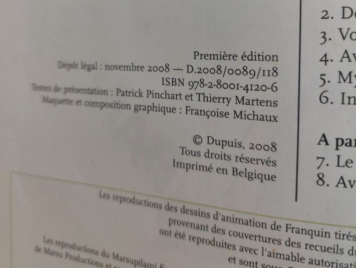 Fumetti: Spirou et Fantasio Intégrale T.6 EO 2008 BE+ – Usato da Genève venduto da Blu_BD 3