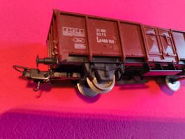 Guter Zustand Modellwagen Güterwagen braun 4achsig