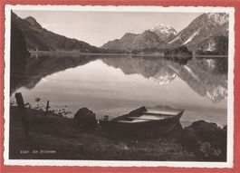 Silsersee - Fotokarte von Albert Steiner - ca. 1940