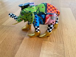 Tom's Drag Elefant "Constantin" (S) – Handbemalt,