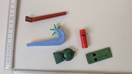 Alte Blechspielzeug Trillerpfeifen Sammlung, 5 Stk. Vintage
