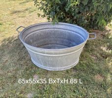 Zuber Zinkwanne dicht 65 L