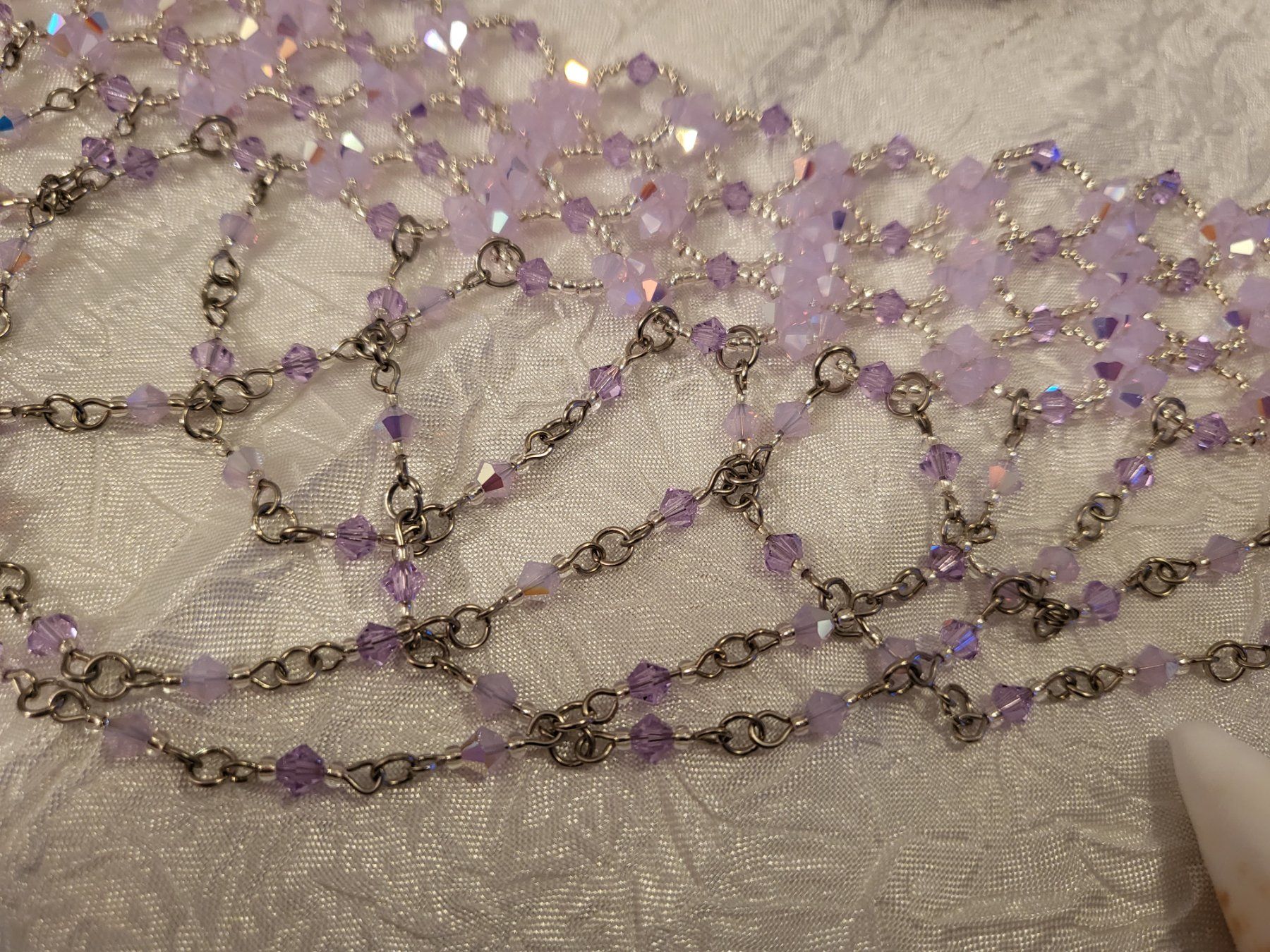 Catenine: Handgemachte Halskette aus Swarovski perlen – Nuovo (secondo la descrizione) da Dietikon venduto da Eleda 4