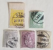 St31) 1881 Sitzende Helvetia Faserpapier Verfälschte ⊙