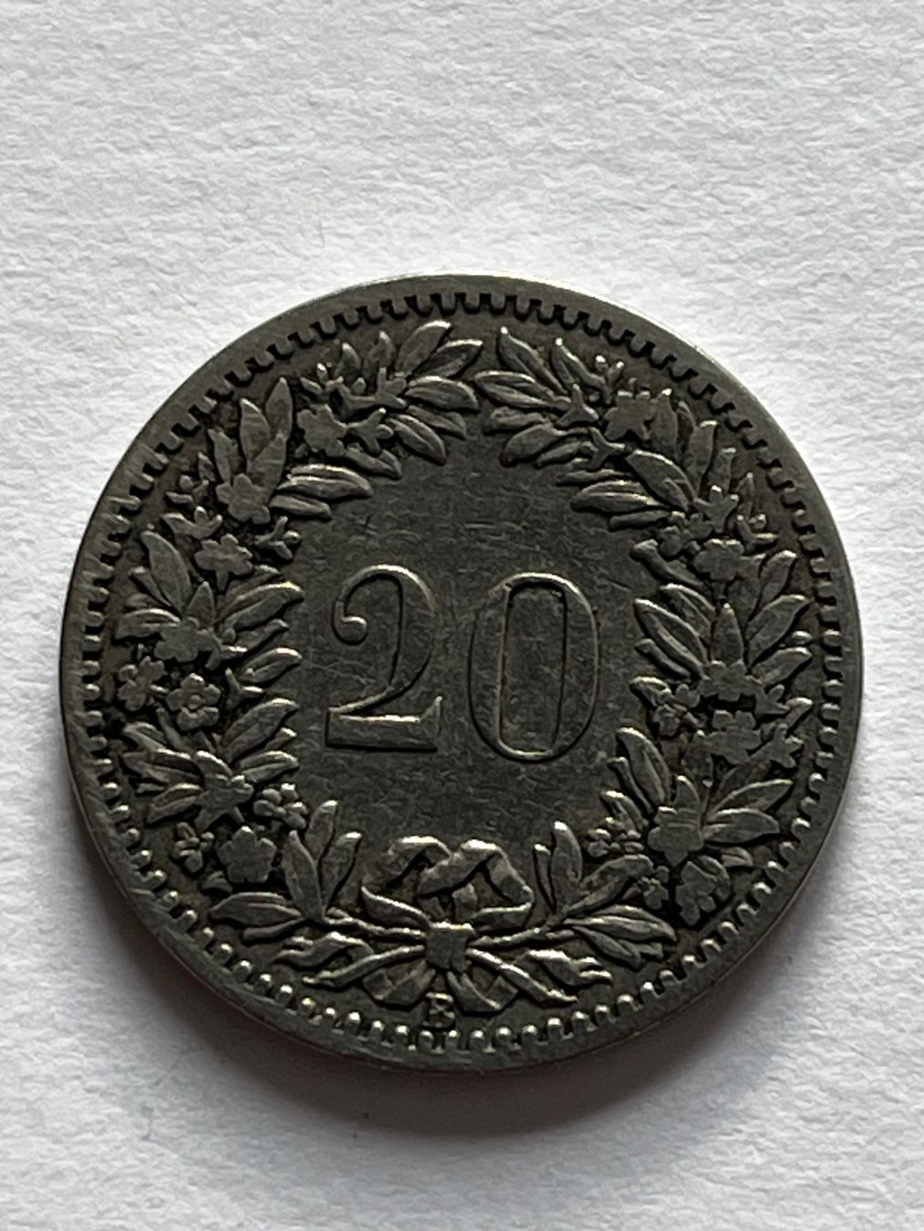 Tutti le monete: 20 Rappen 1887, rar – Usato da Kloten venduto da BrunoK49 1