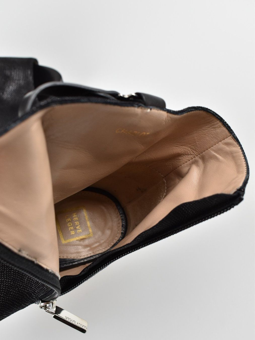 Damenschuhe: Hervé Léger Peep Toe Stiefeletten, Gr.37.5 – Gebraucht aus Nürensdorf von 2ND_STORY 3